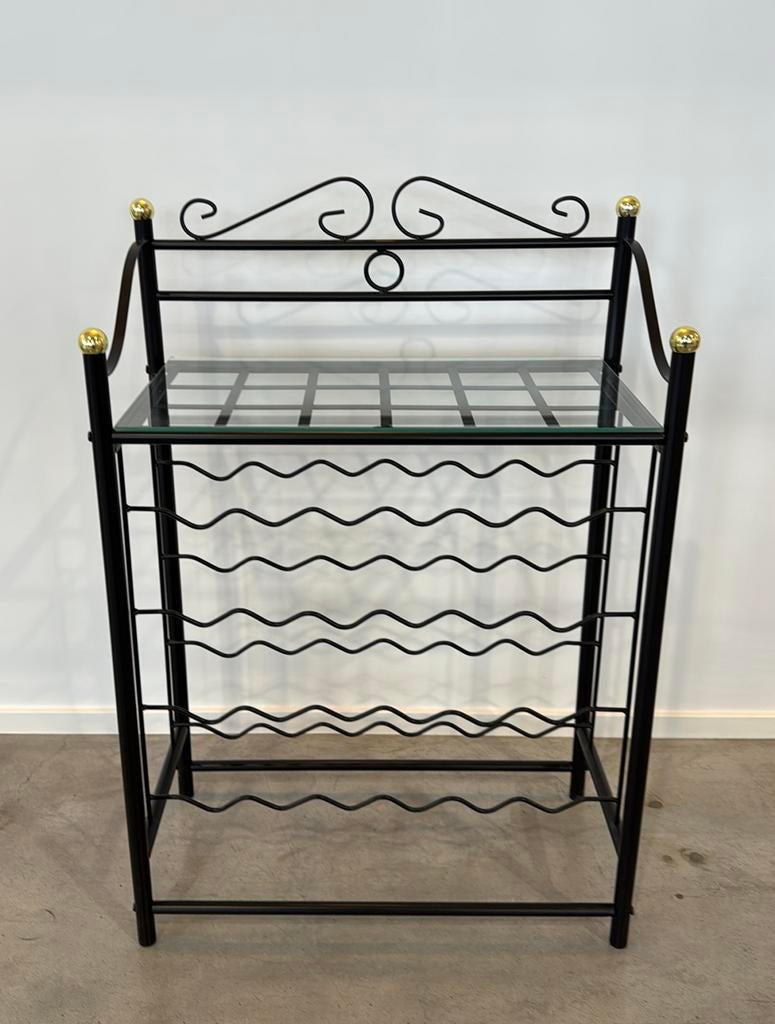 Console porte-bouteilles (24), Ophalen, 15 tot 25 flessen, Nieuw, Metaal