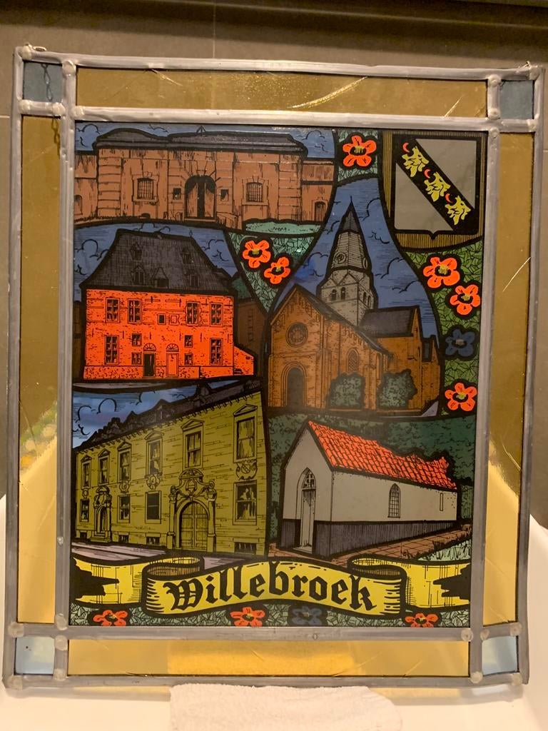 Glasraam, onderwerp gemeente Willebroek, Ophalen