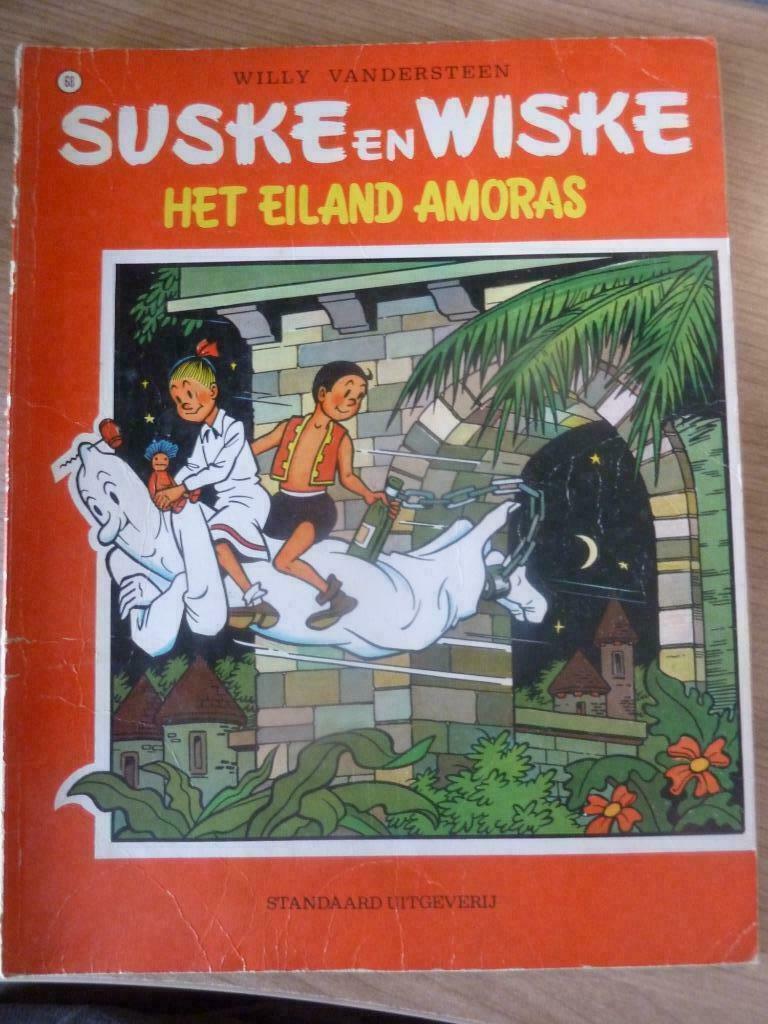 68 het eiland amoras, Gelezen, Willy Vandersteen, Eén stripboek, Ophalen of Verzenden