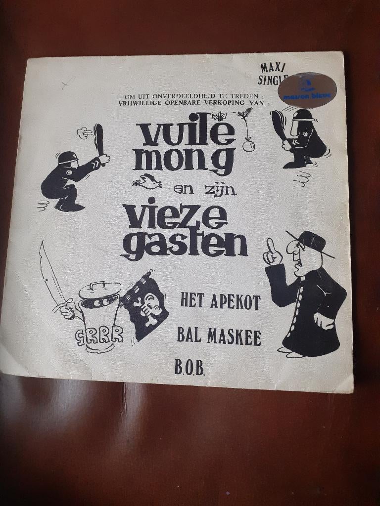 45T EP Vuile Mong & Vieze Gasten : Het apekot (Belpop), Ophalen of Verzenden