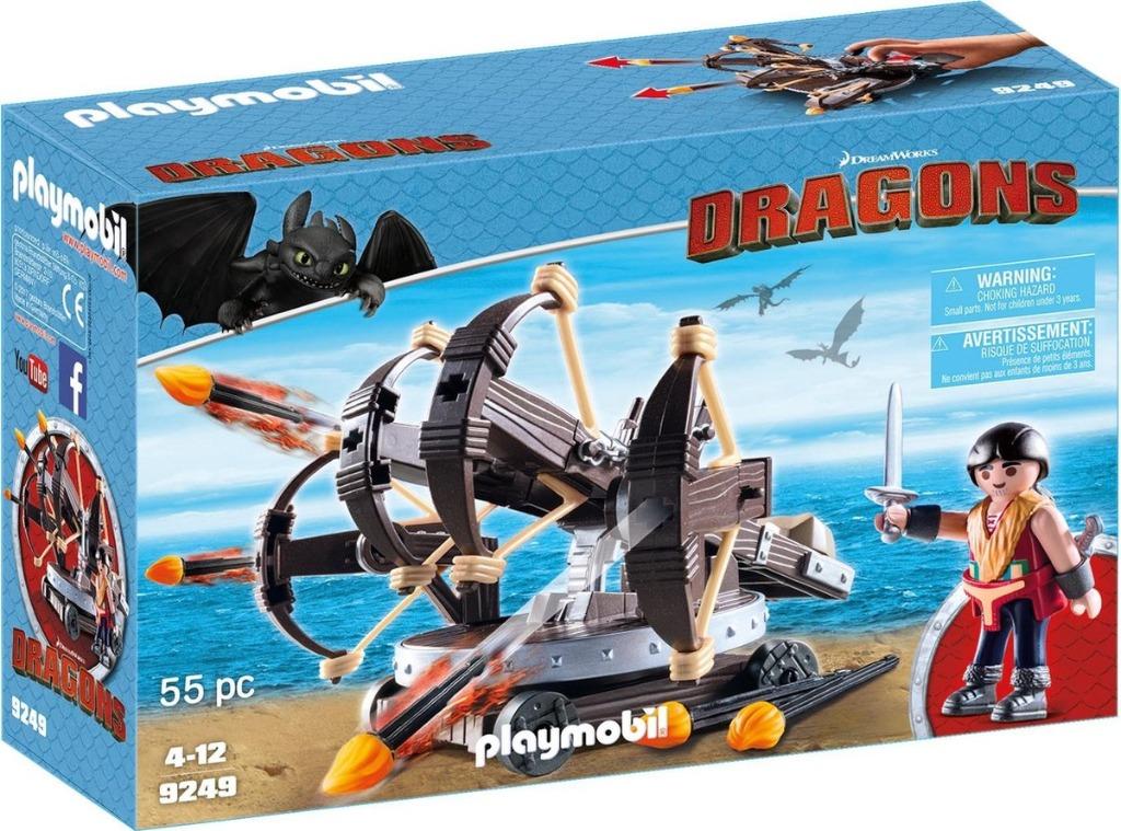 Playmobil 9249 Dragons Eret met viervoudige ballista, Enlèvement ou Envoi, Comme neuf