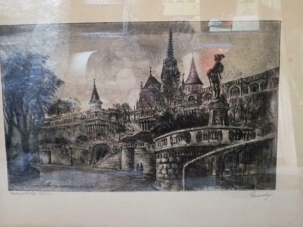 Halaszbastya, Budapest, Gravure, 27/100, Enlèvement ou Envoi