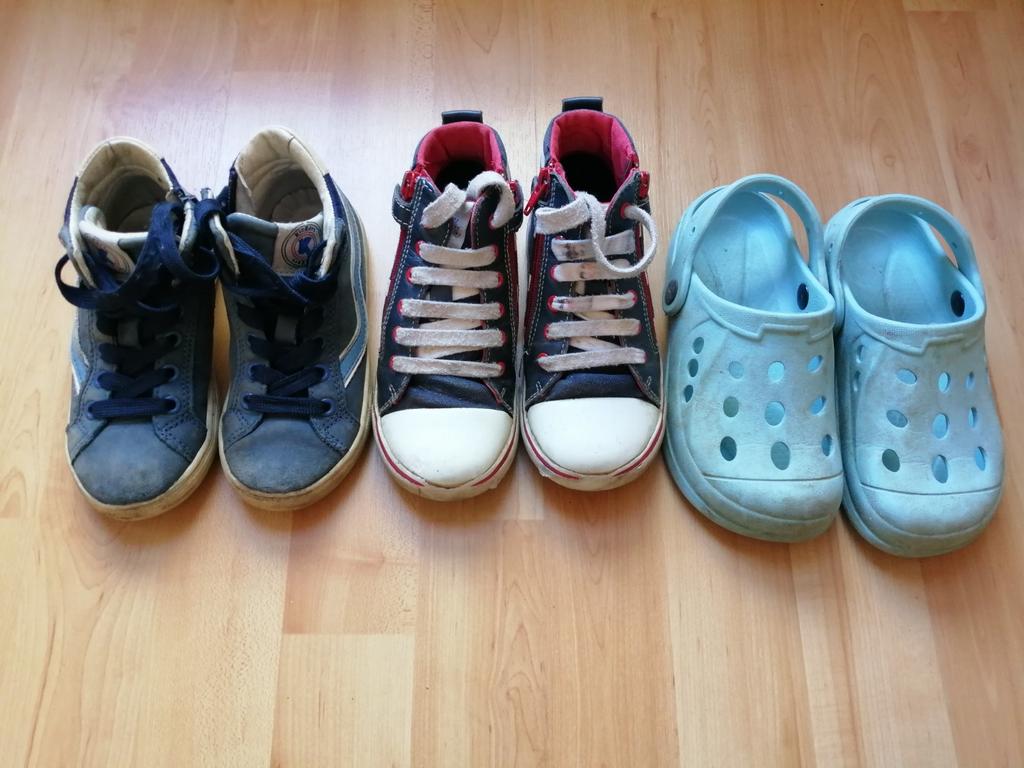 Lot bottillons Kickers Geox P26 & Crocs P28, Enlèvement, Utilisé