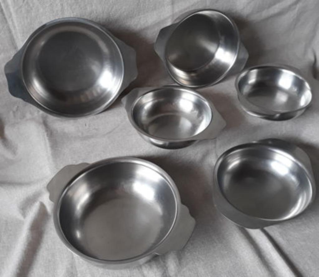 inox kommen, Huis en Inrichting, Keuken | Servies, Kom(men), Ophalen of Verzenden