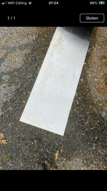 INOX PLATEN 2mm, Ophalen, Gebruikt, Overige materialen, Minder dan 20 mm