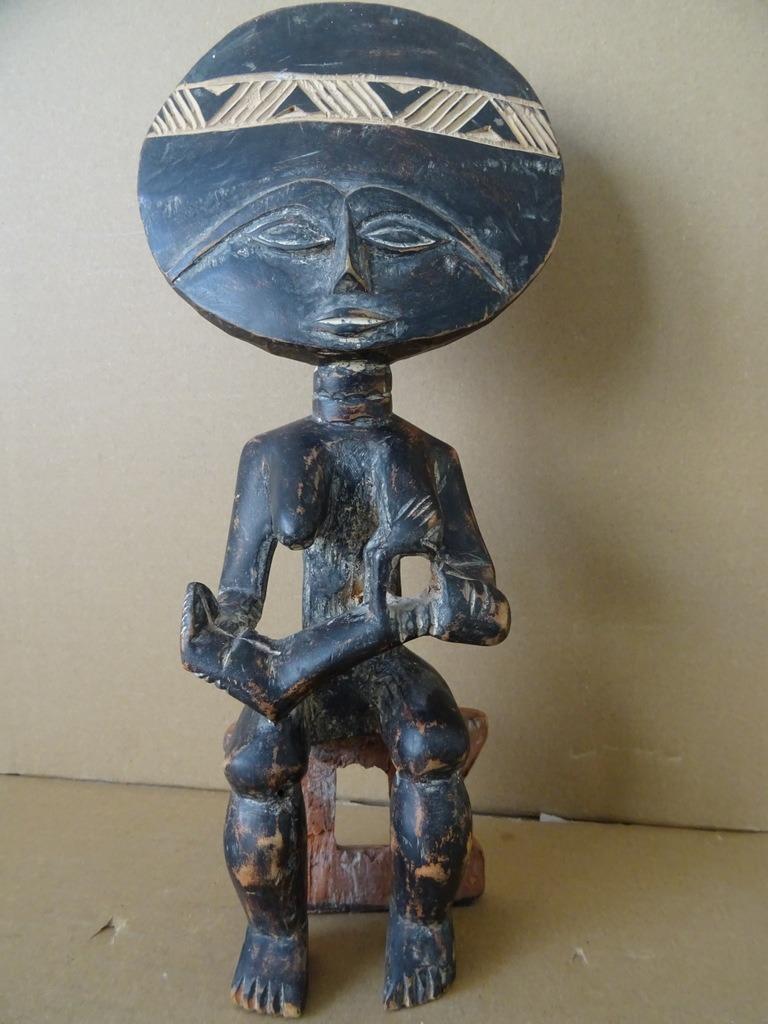 Statue africaine Statue de fertilité africaine Ashanti 36 cm, Enlèvement ou Envoi