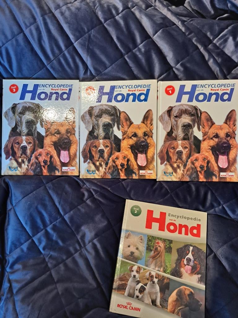 3 +1encyclopedie boeken van honden,allen NIEUW., Boeken, Ophalen of Verzenden, Nieuw, Honden, Professor Dominique Grandjan
