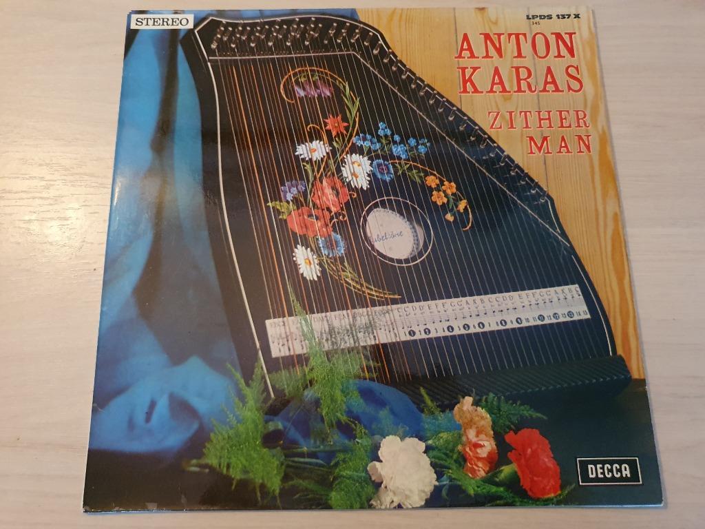 Disque vinyl 33 tours Anton Karas ‎– Zither Man, Enlèvement ou Envoi, Comme neuf, Jazz