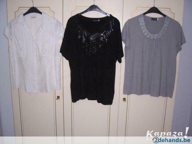 Mooie dames t-shirts XL , 2 euro het stuk, Ophalen, Gedragen, Maat 46/48 (XL) of groter