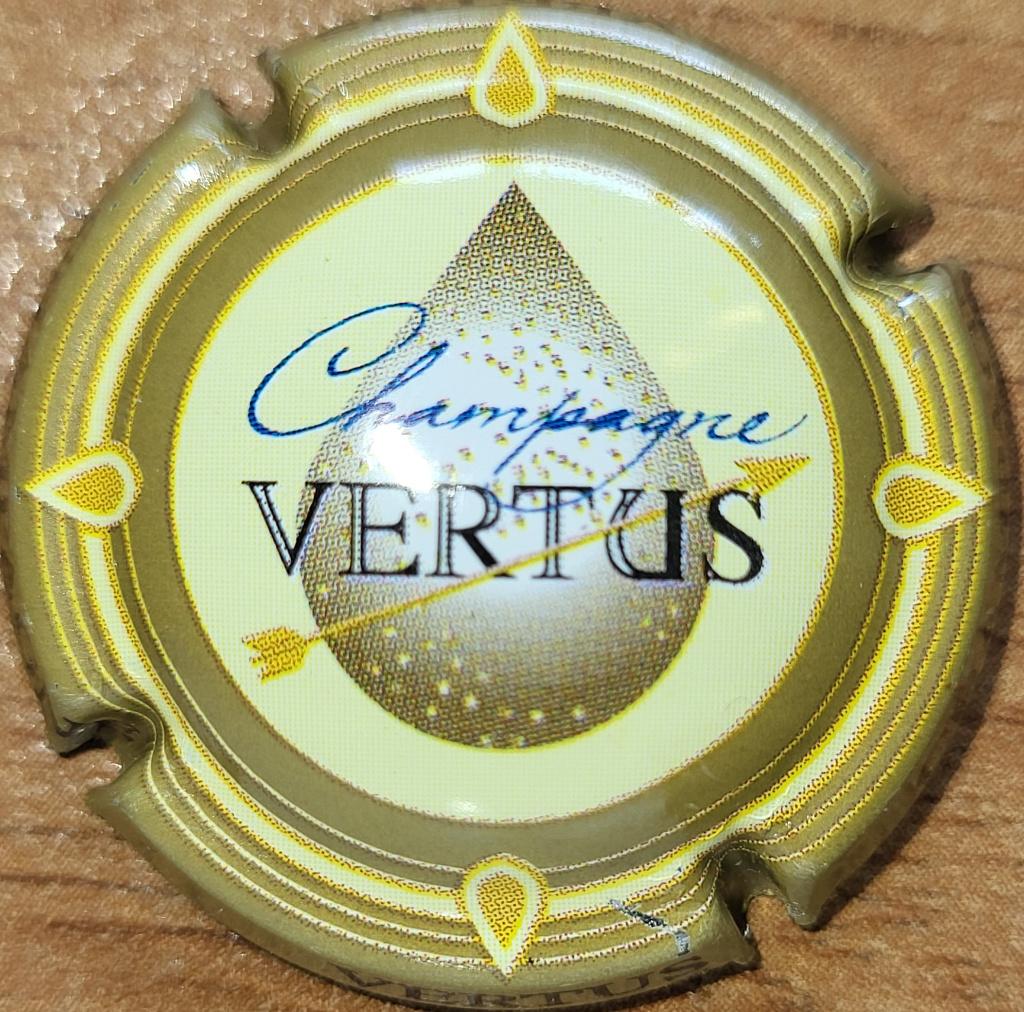 Capsule Champagne VERTUS gris-jaune & bleu nr.01, Enlèvement ou Envoi, Neuf, France, Champagne