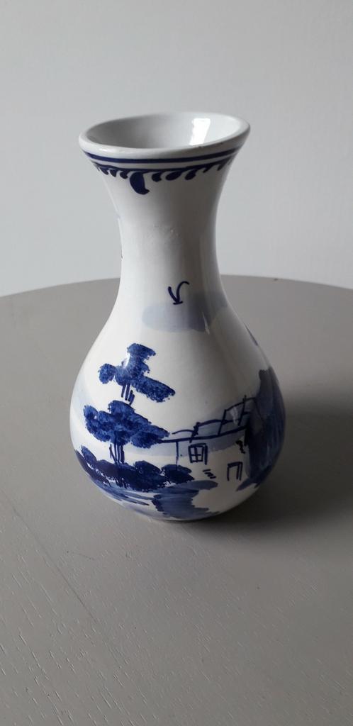 Beau vase en bleu de Delft, Maison & Meubles, Enlèvement ou Envoi, Neuf, Bleu