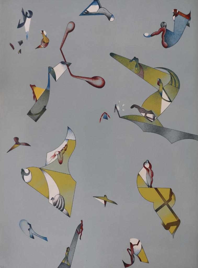 Litho Jan Voss _ heel kleine oplage, Antiquités & Art, Enlèvement