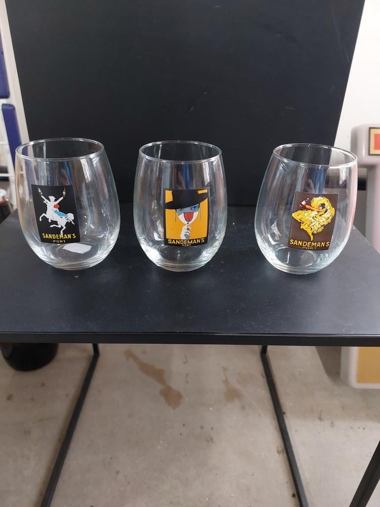 Verres à porto Sandemans, Enlèvement ou Envoi, Comme neuf, Verres et Verres à shot