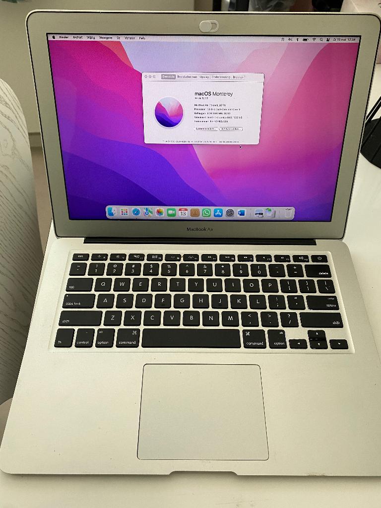 Ordinateur portable Apple, Informatique & Logiciels, Apple Macbooks, Utilisé, MacBook Air, 13 pouces, 3 à 4 Ghz, 128 GB ou moins