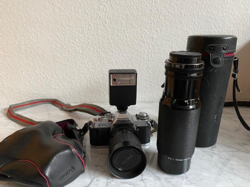 Fototoestel Canon AV1, Enlèvement ou Envoi, Utilisé, Reflex miroir, Canon