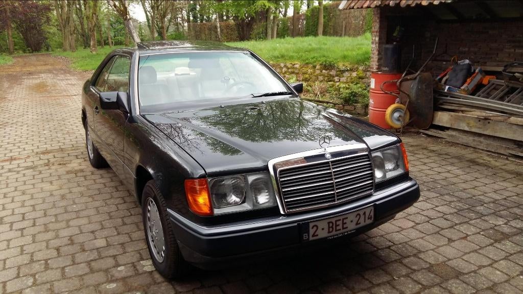 Mercedes c124 230CE, automaat, leder, 1989, Auto's, Mercedes-Benz, 4 zetels, Achterwielaandrijving, Beige, 4 cilinders