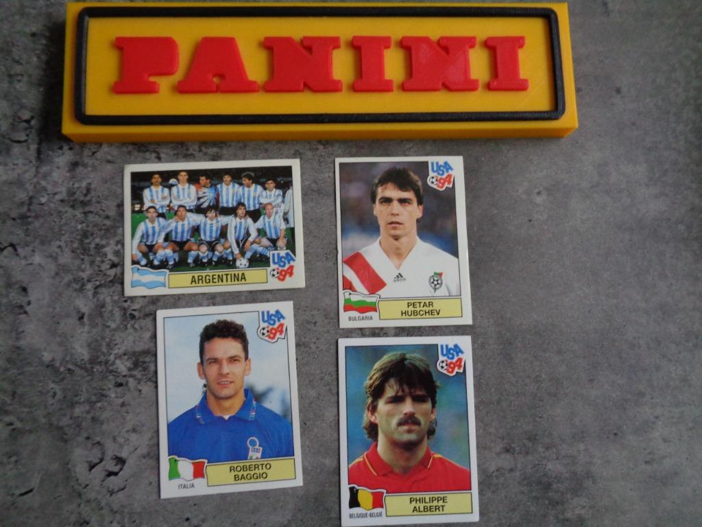 PANINI voetbal stickers WK 94 USA 1994  world cup 4X versch, Verzenden