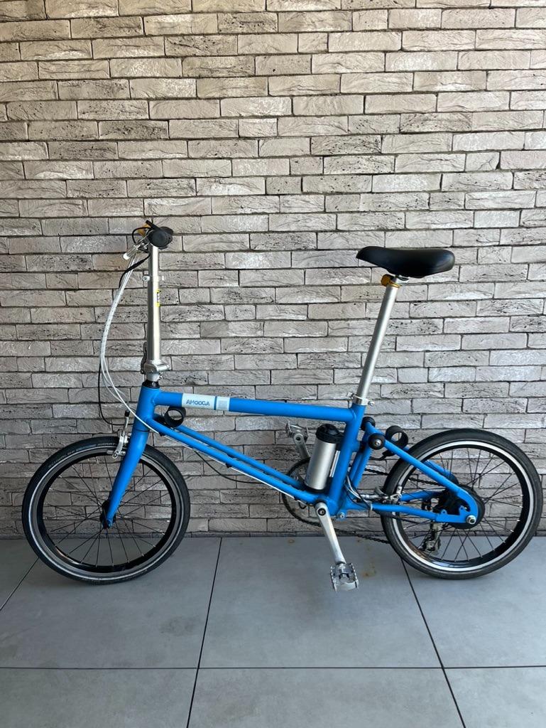 Ahooga V24 elektrische plooifiets, 20 inch of meer, Versnellingen, Zo goed als nieuw, Totaal opvouwbaar