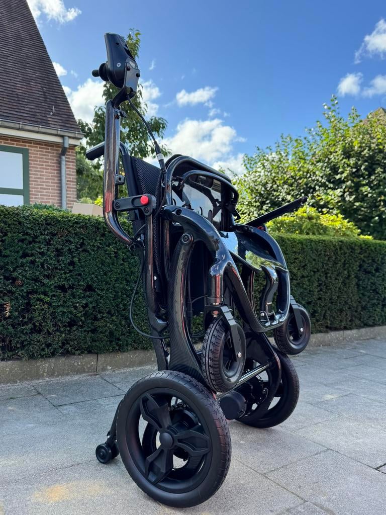 Ultralicht Carbon Frame Rolwagen Elektrische rolstoel, Ophalen of Verzenden