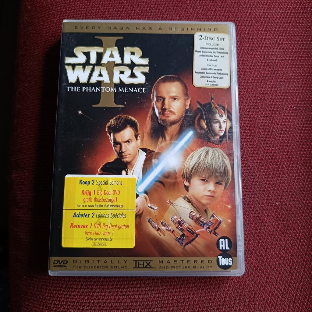 Dvd star wars I, Ophalen of Verzenden, Zo goed als nieuw