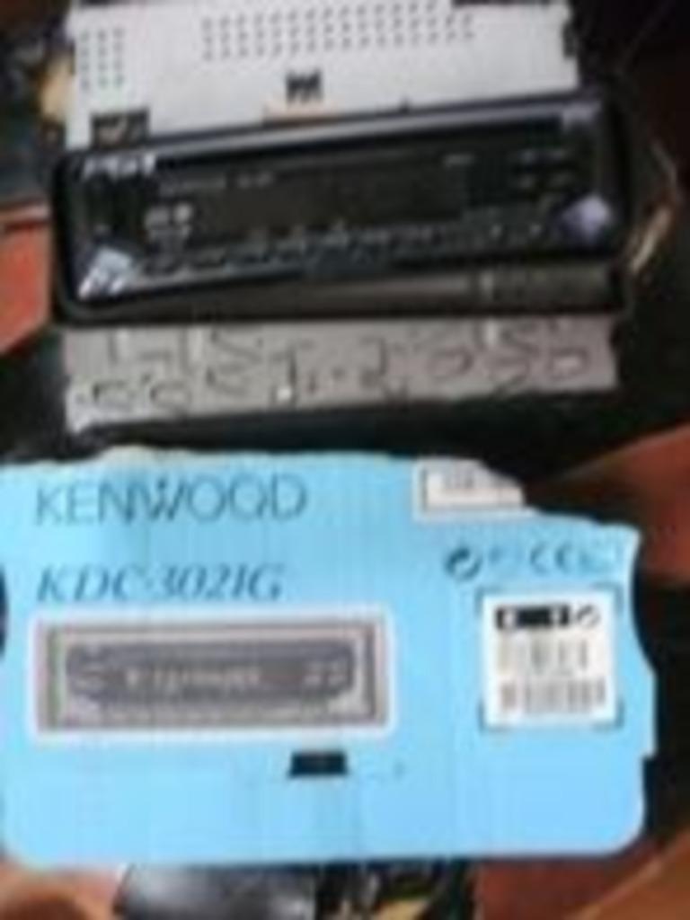 1 KENWOOD autoradio, Ophalen, Gebruikt