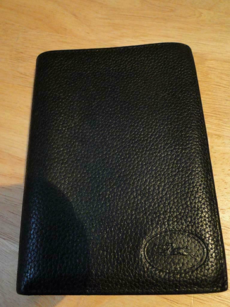 Zwarte portefeuille van Longchamp, Overige merken, Gebruikt, Zwart, Ophalen of Verzenden