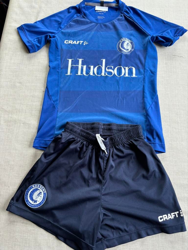 Officieel voetbaltenue AAGent 134-140, Ophalen of Verzenden, Zo goed als nieuw, Broek