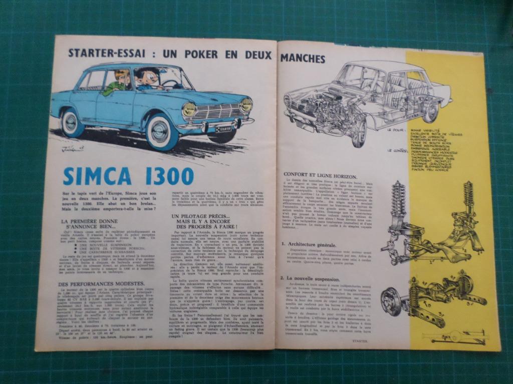 Simca 1300 - article illustré - 1963, Verzamelen, Ophalen of Verzenden, Gebruikt, Overige typen