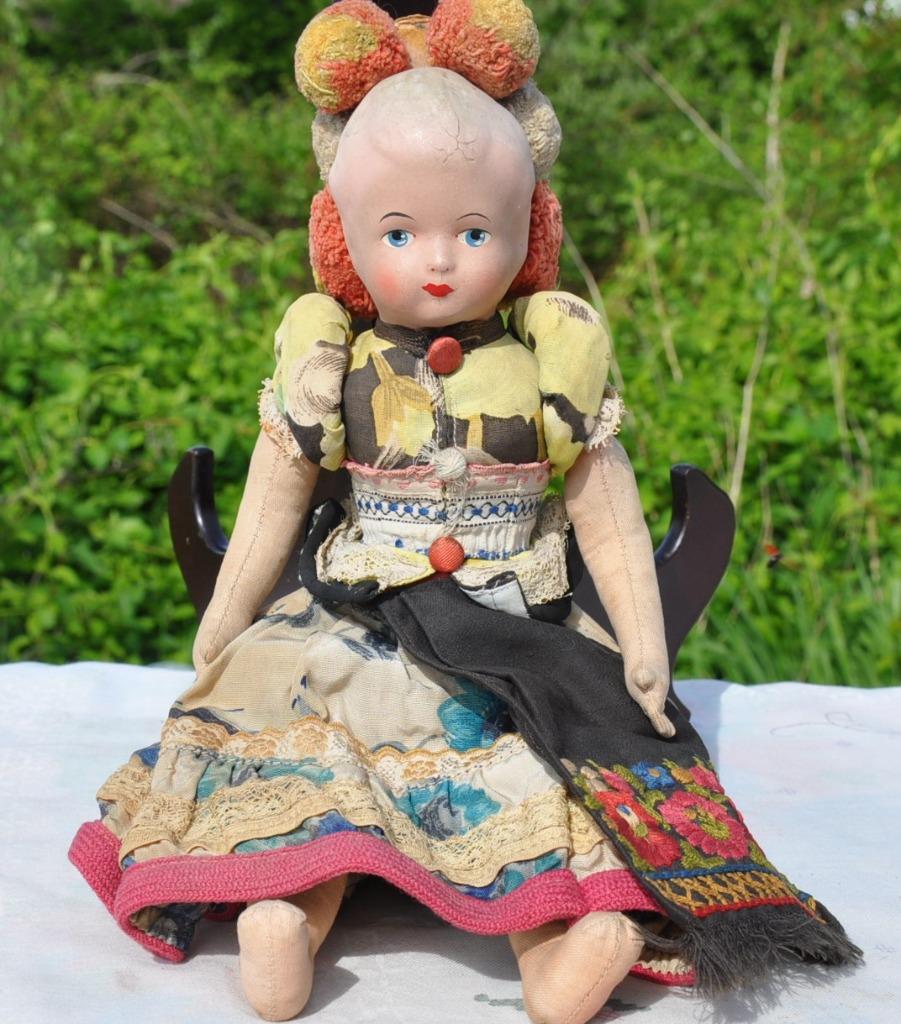 poupée vintage, Collections, Poupées, Enlèvement ou Envoi, Utilisé, Poupée
