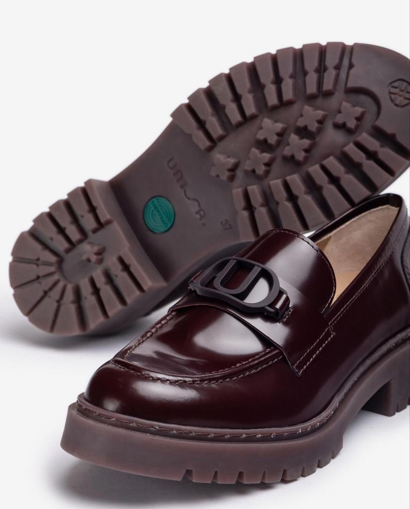 Lederen loafers Unisa Gabon - nieuw maat 40 bordeaux, Kleding | Dames, Ophalen of Verzenden, Nieuw