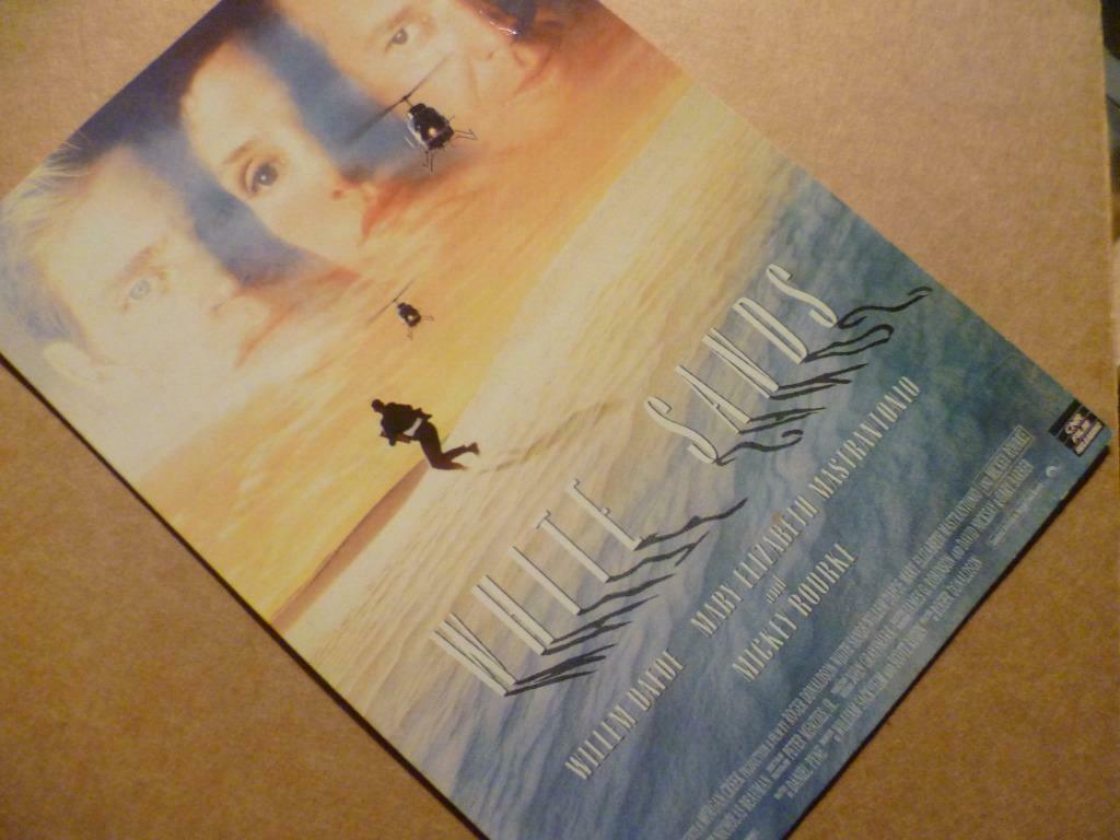 White Sands, 1992, film promo card, Mickey Rourke..., Envoi, Utilisé, Film, Photo ou Carte
