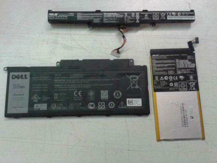 lot de 3 batteries li po li ion, Enlèvement ou Envoi, Utilisé
