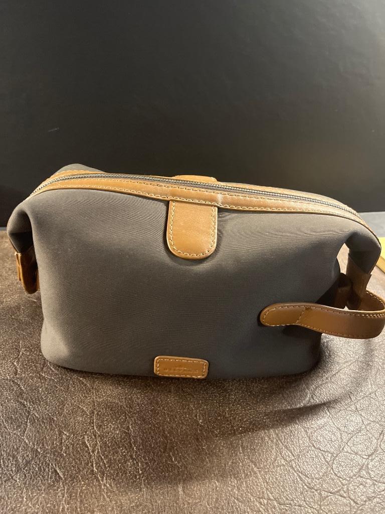 Delvaux toilettas, Ophalen, Gebruikt, Bruin, Heer of Dame