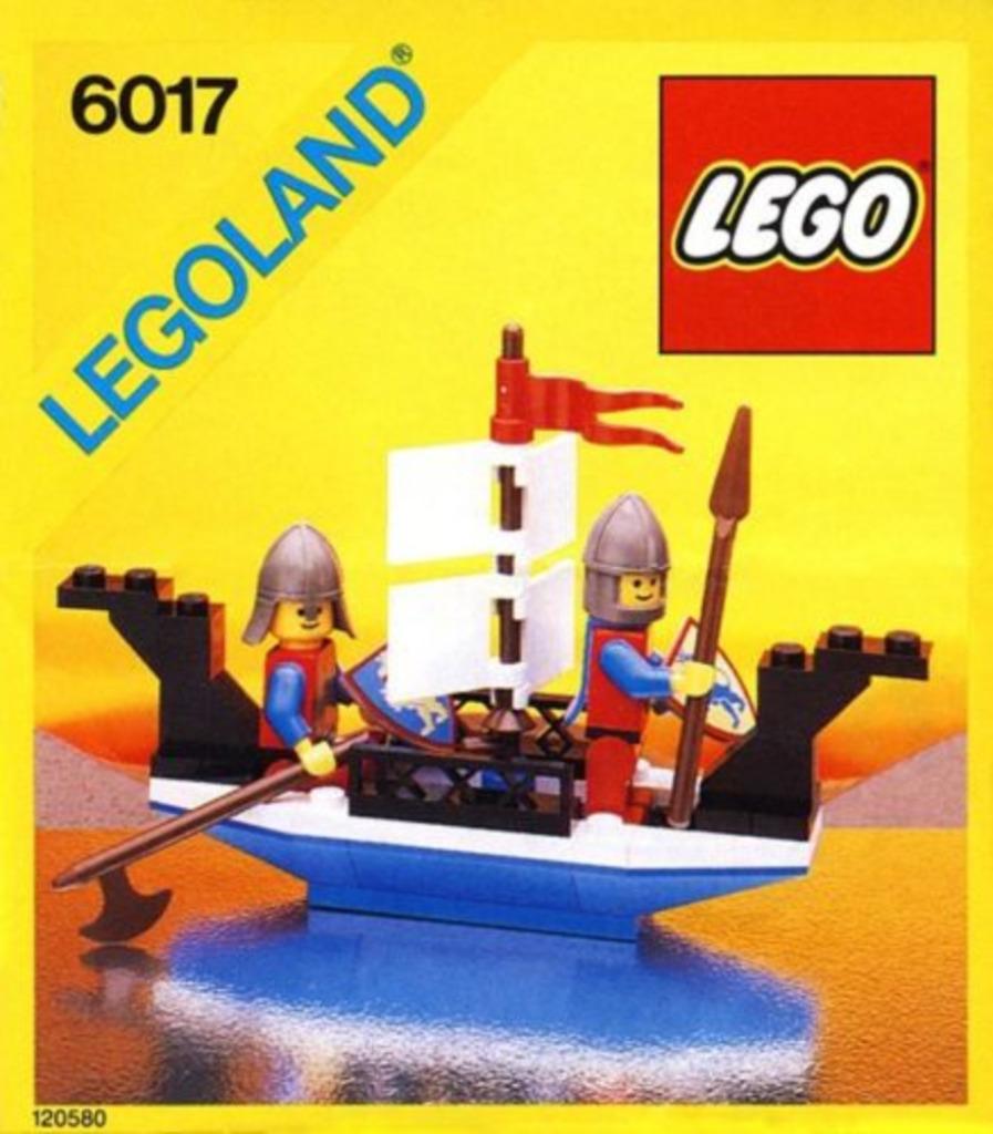 LEGO Castle Lion Knights 6017 King's Oarsmen, Enlèvement ou Envoi, Utilisé, Ensemble complet, Lego