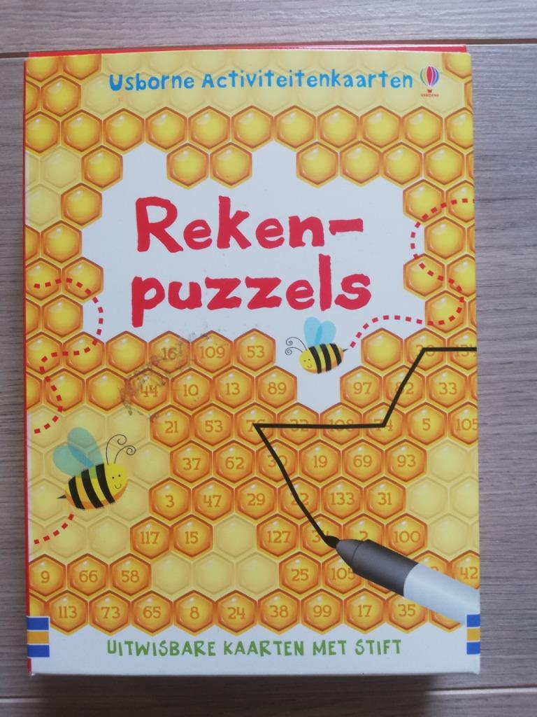 Spel - Rekenpuzzels, Een of twee spelers, Ophalen of Verzenden, Zo goed als nieuw, Usborne