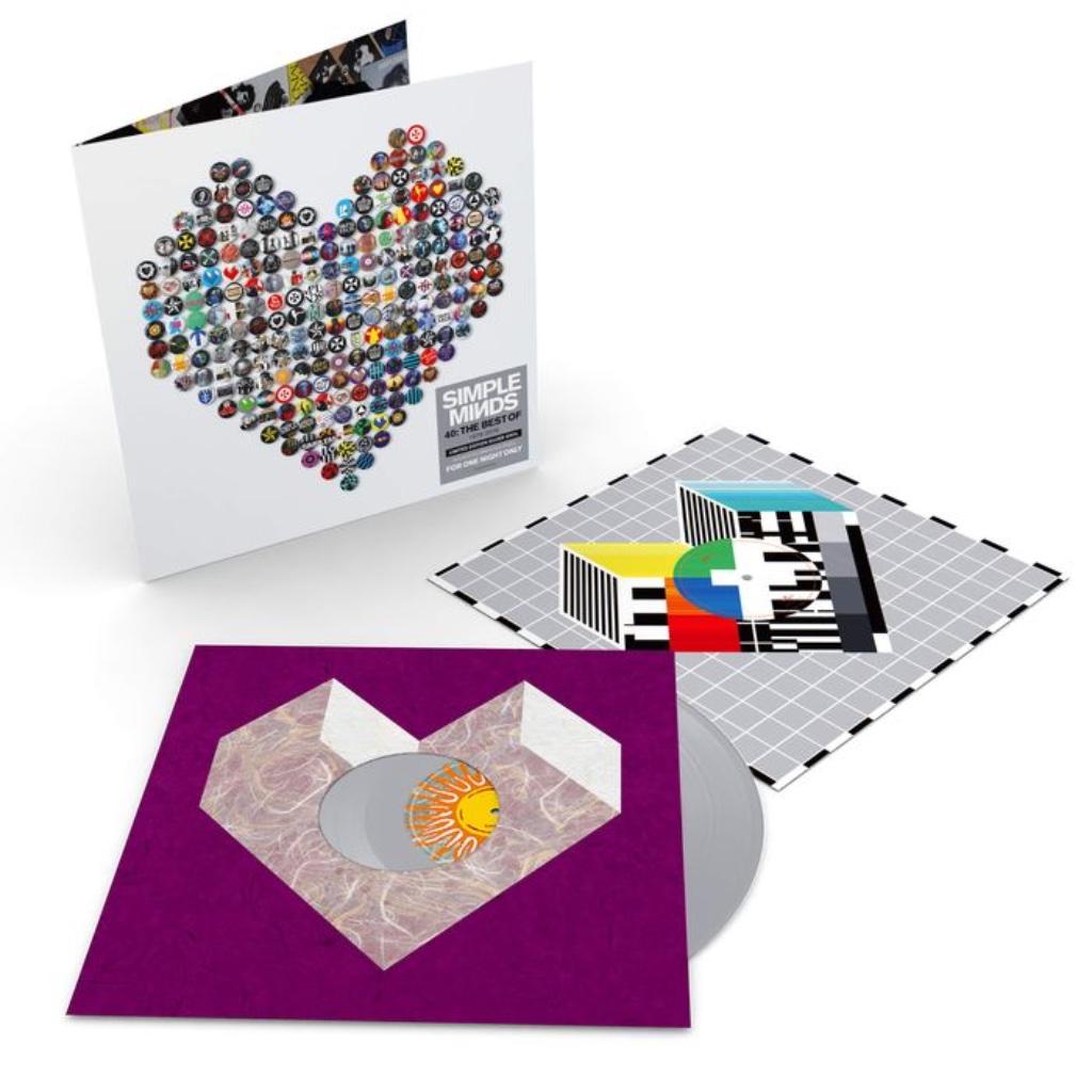 Vinyl 2LP Simple Minds 40 The Best Of 1979-2019 SILVER NIEUW, Enlèvement ou Envoi, Neuf, dans son emballage, 12 pouces