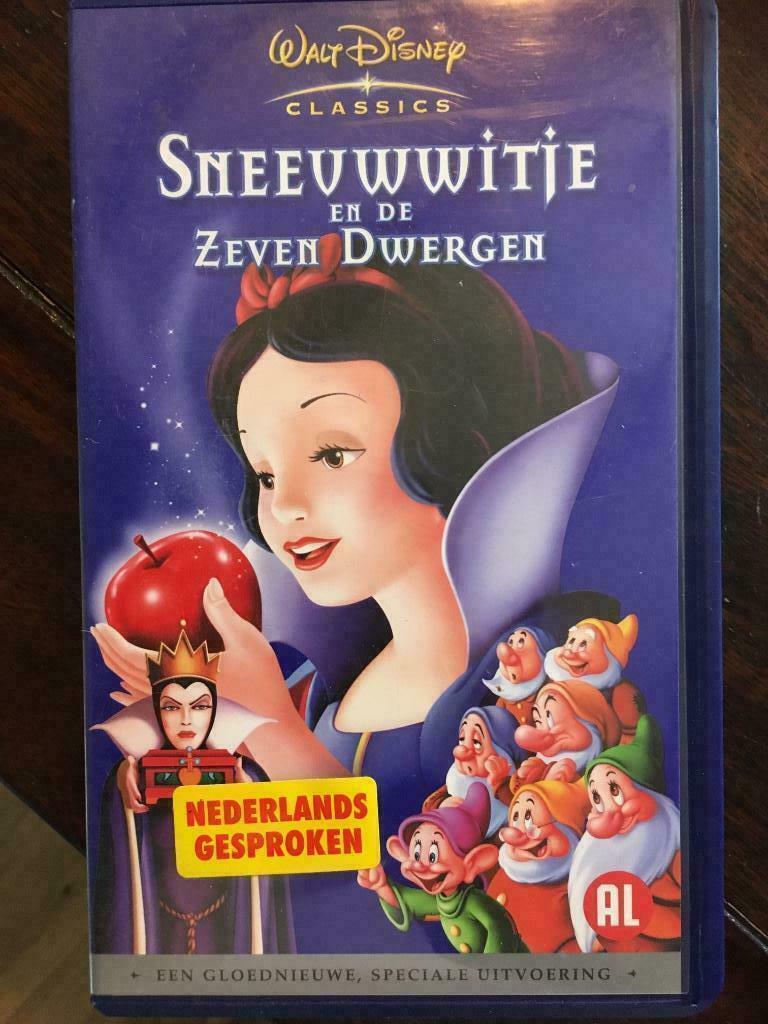 Video - Disney - Sneewwitje en de 7 dwergen, Enlèvement ou Envoi, Dessin animé