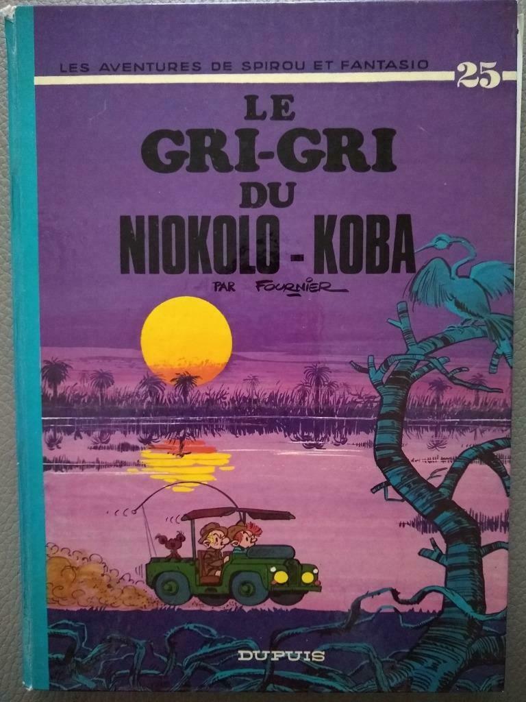 Spirou et Fantasio - Le grigri du Niokolo-Koba - Première éd, Eén stripboek, Ophalen of Verzenden, Gelezen