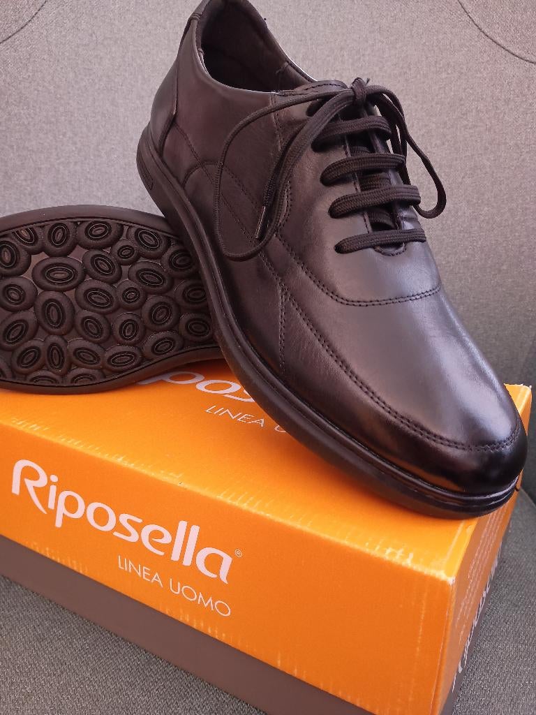 Chaussures italiennes, Neuf, Chaussures à lacets, Enlèvement, Noir