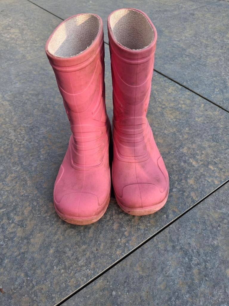 Roze regenlaarzen Action maat 30/31, Kinderen en Baby's, Gebruikt, Meisje, Ophalen of Verzenden, Laarzen