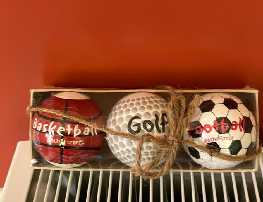 Bad bruisbal geschenk golf basket en voetbal, Ophalen of Verzenden, Zo goed als nieuw