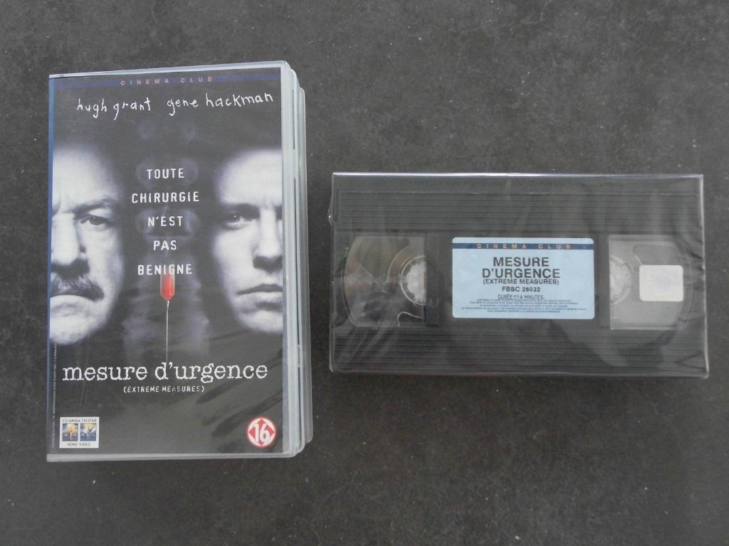 VHS Niet gebruikt „NOODMAATREGELEN”, Cd's en Dvd's, VHS | Film, Ophalen of Verzenden, Nieuw in verpakking, Thrillers en Misdaad