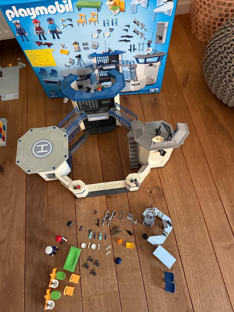 6919 Playmobil Politiebureau met gevangenis, Kinderen en Baby's, Speelgoed | Playmobil, Ophalen, Zo goed als nieuw