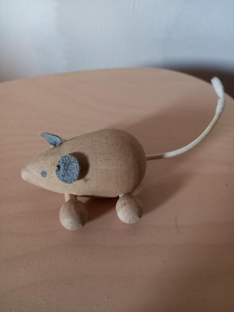 Houten speelgoed muisje, Kinderen en Baby's, Ophalen