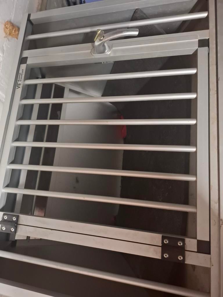 Cage de voiture pour chien en aluminium, robuste et sûre, Enlèvement