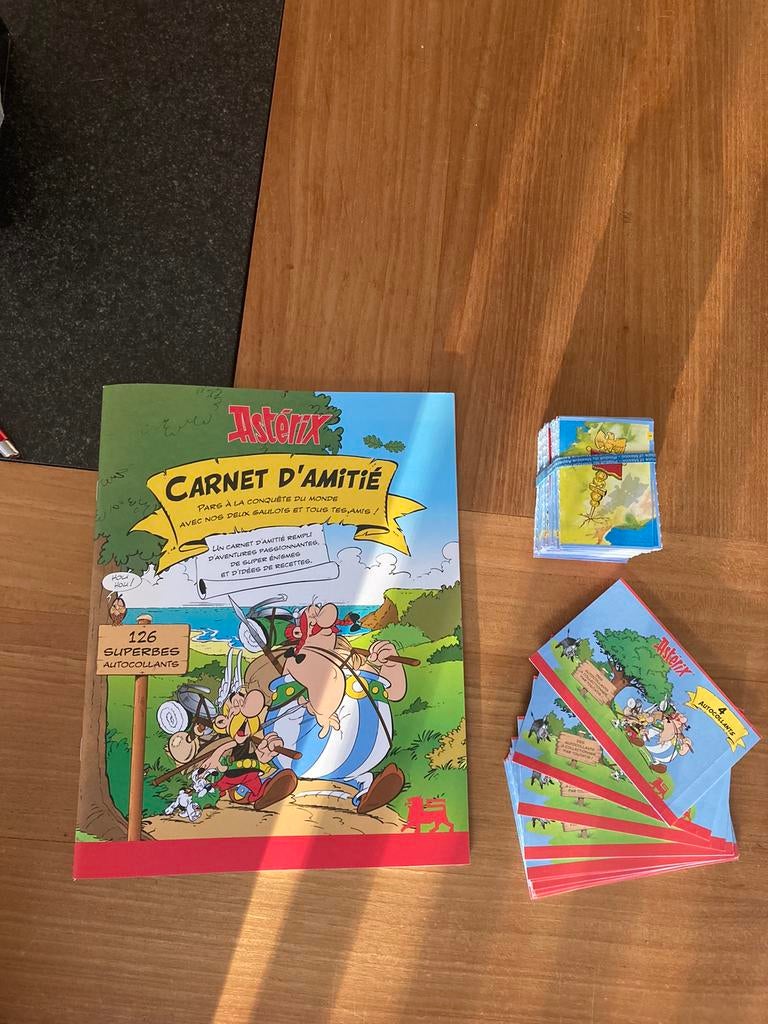Asterix Delhaize carnet d’amitié - 0,10 cents/autocollant, Verzamelen, Ophalen of Verzenden, Nieuw