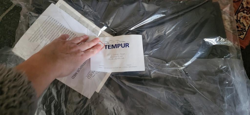Hoes van Tempure, nieuw. Incontinentie hoes voor matras., Ophalen of Verzenden, Nieuw, Matras