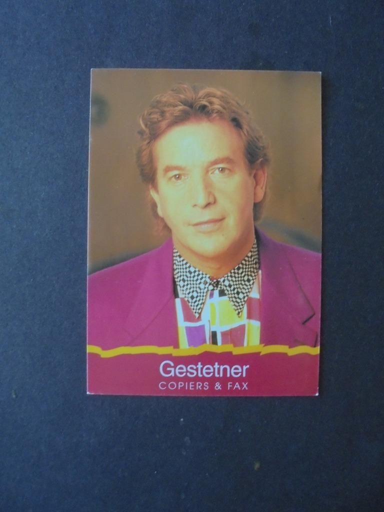 Kaart Will Tura, Verzamelen, Verzenden, 1980 tot heden, Foto, Nieuw