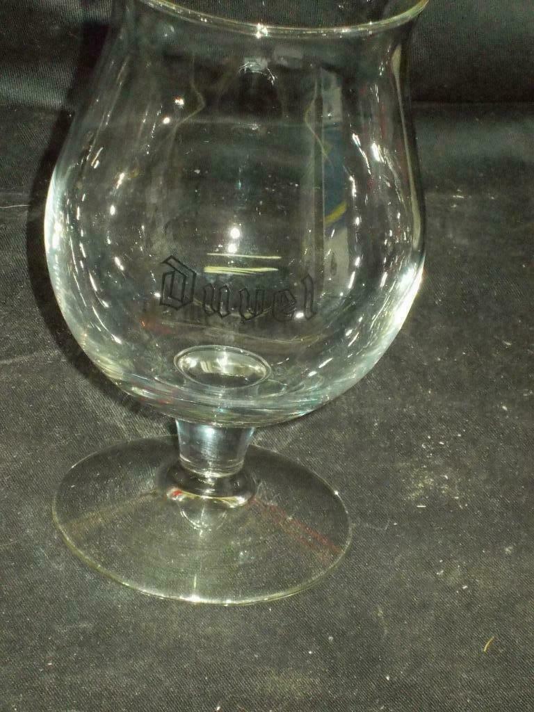 Duvel. Collectie. Zwarte Letters.Wit Gezuurde Letters. D 137, Ophalen of Verzenden, Zo goed als nieuw, Glas of Glazen, Duvel
