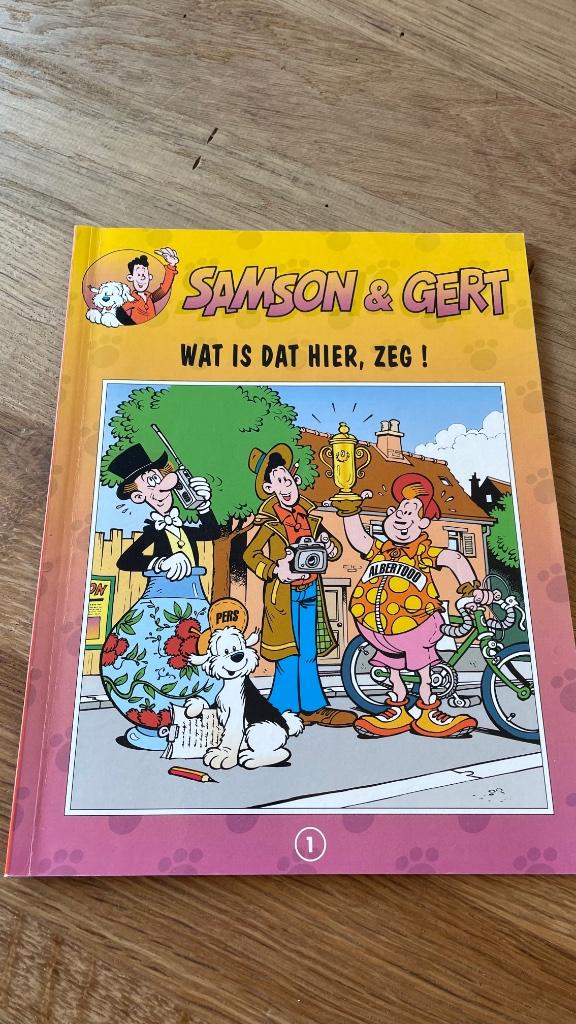 Strip Samson en Gert wat is dat hier zeg, Boeken, Eén stripboek, Ophalen of Verzenden, Zo goed als nieuw